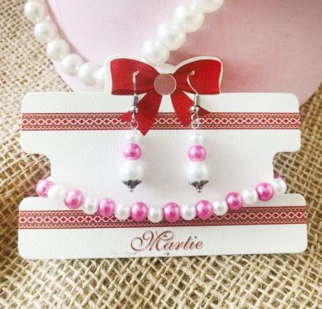Martisor set bratara si cercei