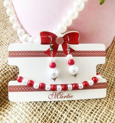 Martisor set bratara si cercei