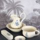 Set pentru baie din portelan pictat