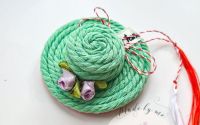 Martisor palarie verde mint