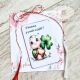 Martisor magnet broscuta cu trifoi
