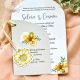 Invitatie nunta forma asimetrica