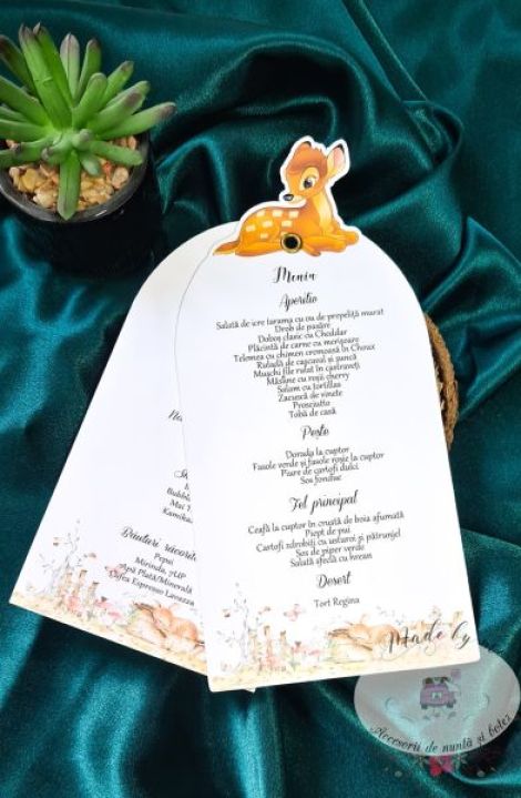 Meniu botez Bambi