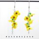 Cercei Handmade unicat cu flori cod1183