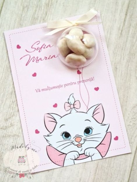 Marturii botez cu alune glazurate fetite
