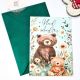 Invitatie botez cu ursuleti