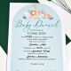 Invitatie botez jungla pastel