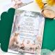 Invitatie botez Wood watercolor