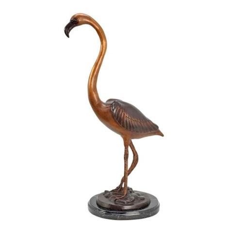 Flamingo-statueta din bronz