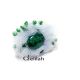 Inel din tulle roz lila chrysocolla IN067