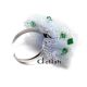 Inel din tulle roz lila chrysocolla IN067