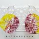 Cercei statement handmade unicat - PET-uri plasti