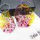 Cercei statement handmade unicat - PET-uri plasti