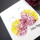 Cercei statement handmade unicat - PET-uri plasti