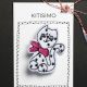 Kitisimo Martisor handmade - Brosa Pisica