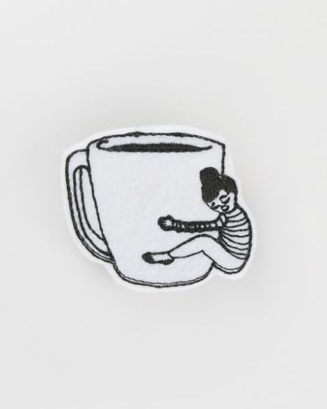Kitisimo Martisor handmade - Brosa Cafea