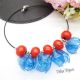 Colier statement handmade unicat - PET-uri plasti