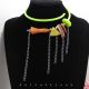Colier handmade unicat - agate sidef cod1197