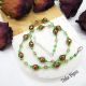 Colier handmade -margele nisip margele sticla co