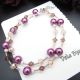 Colier handmade -margele nisip margele sticla co