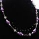 Colier handmade -margele nisip margele sticla co