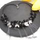 Colier handmade statement unicat -floral - foamira