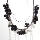 Colier handmade statement unicat -floral - foamira