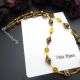 Colier handmade -margele nisip margele sticla co