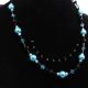 Colier handmade -margele nisip perle de sticla c