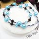 Colier handmade -margele nisip perle de sticla c