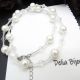 Colier handmade -margele nisip perle de sticla c