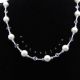 Colier handmade -margele nisip perle de sticla c