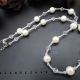 Colier handmade -margele nisip perle de sticla c