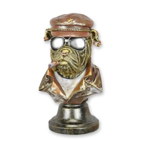 Buldog englez-statueta din rasini