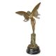 Zana-statueta din bronz cu un soclu din marmura