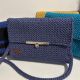 Geanta crosetata manual jeans