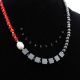 Colier handmade unicat - perla cultura hematit c