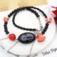 Colier handmade unicat - coral onix scoica cod1