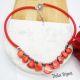 Colier handmade unicat - coral hematit cod1212