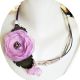 colier floral lila