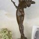 Vita de vie-statueta Art Deco din bronz