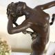 Vita de vie-statueta Art Deco din bronz