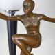 Dansatoare Art Deco-statueta din bronz 