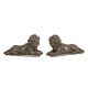 Lei sezand-set doua statuete din bronz 