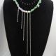 Colier handmade unicat - aventurin ametist perle 
