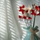 Floare din hrtie rosu-alb