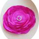 brosa floare ciclam cu cristale  12  cm