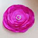 brosa floare ciclam cu cristale  12  cm