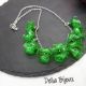 Colier statement handmade unicat - PET-uri plasti