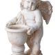 Cupidon cu ghiveci-statueta din rasini speciale